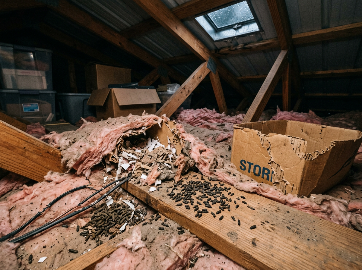 Signs of Mice in Attics During Florida's Rainy Season
